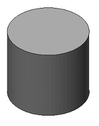 静止的 Ø125&nbsp;mm 无外形圆柱